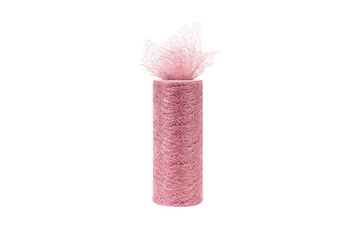 Occasions Gro-r422dt\pk - Trim Mesh Tulle 10m X 15cm Dusky P