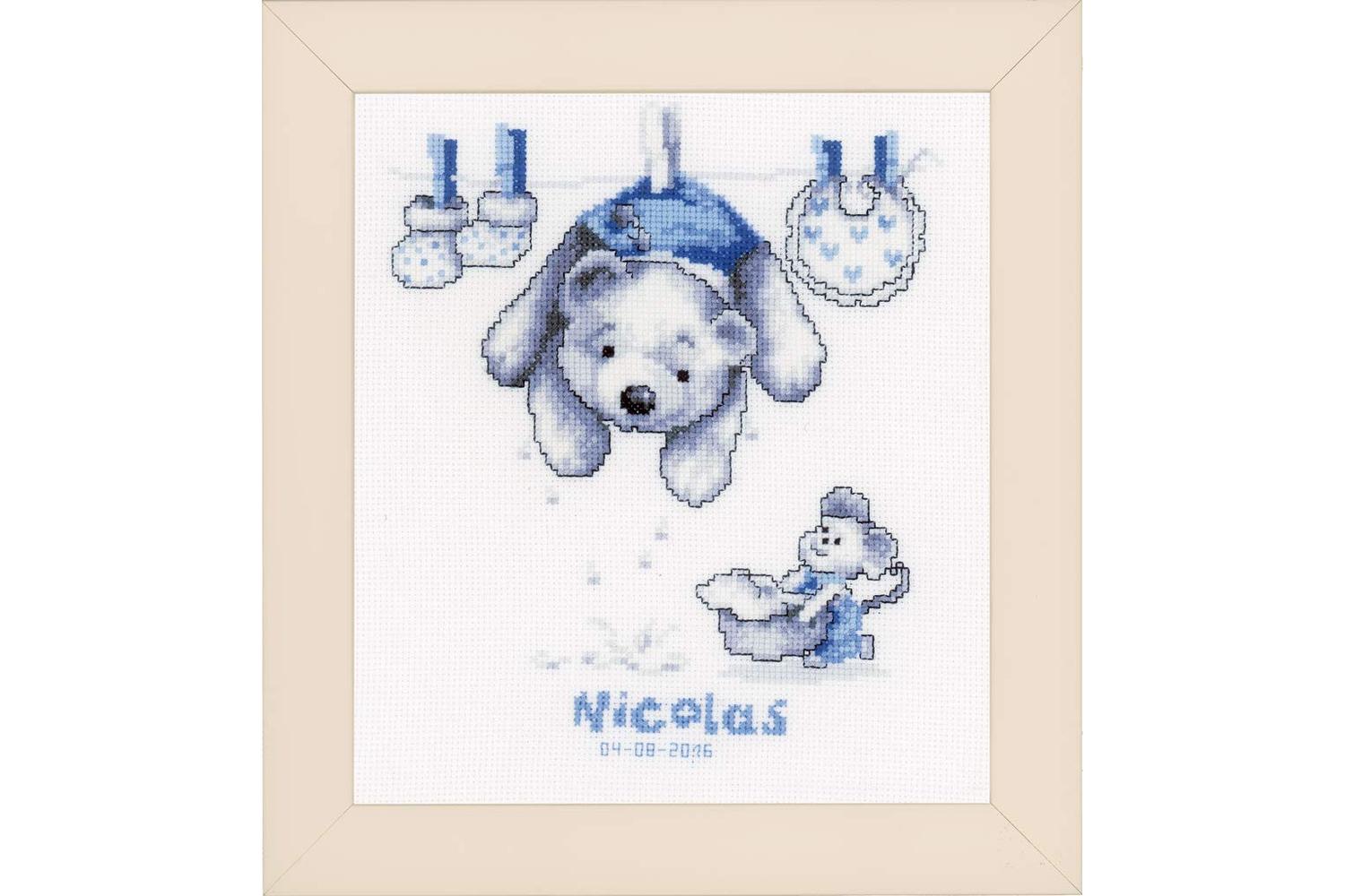 Vervaco Gro-pn-0011892 - Baby Laundry - Counted Cross Stitch-2