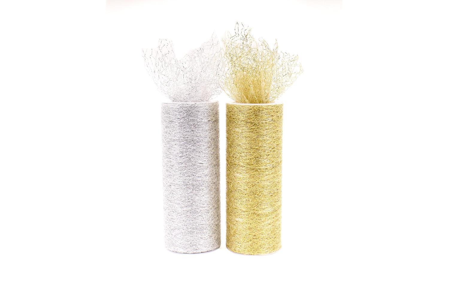 Occasions Gro-r422mt\sl - Trim Mesh Tulle 10m X 15cm Metalli-3