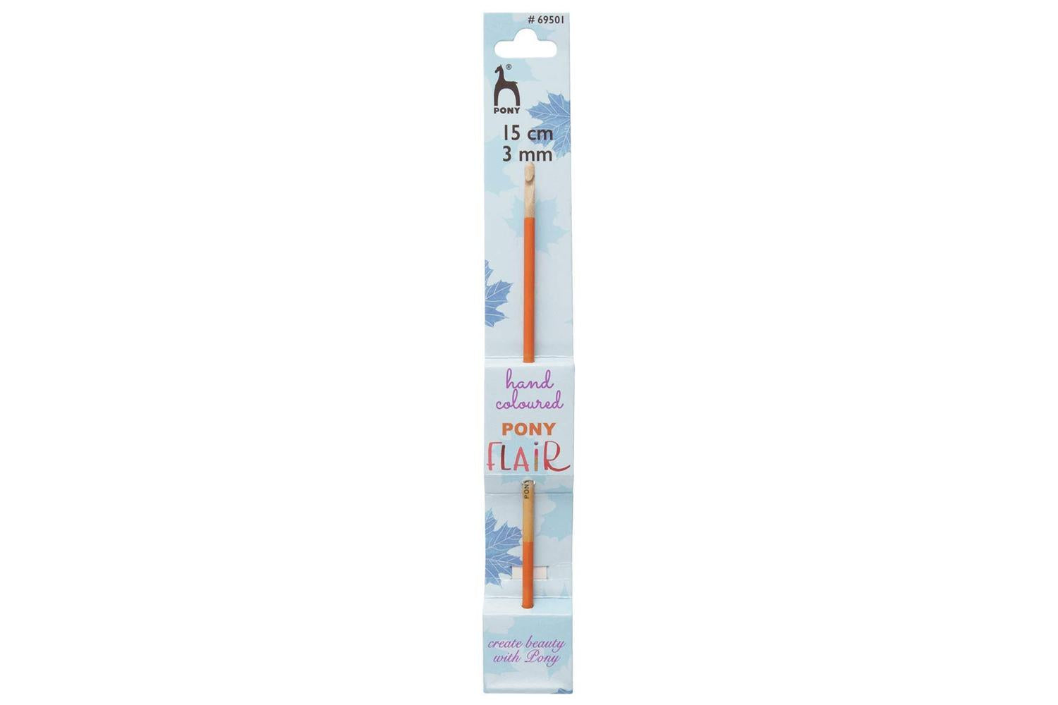 Pony Gro-p69501 - Flr Chk 300mm - Crochet Hook Flair Hand Pa