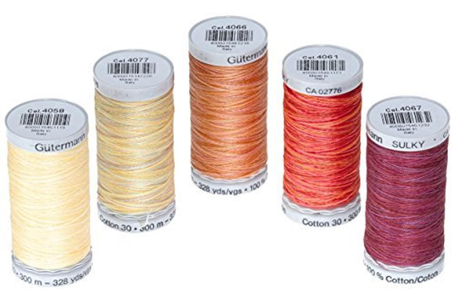 Gutermann Gro-731480\1 - Thread Set Cotton No30 5 X 300m Yel-4