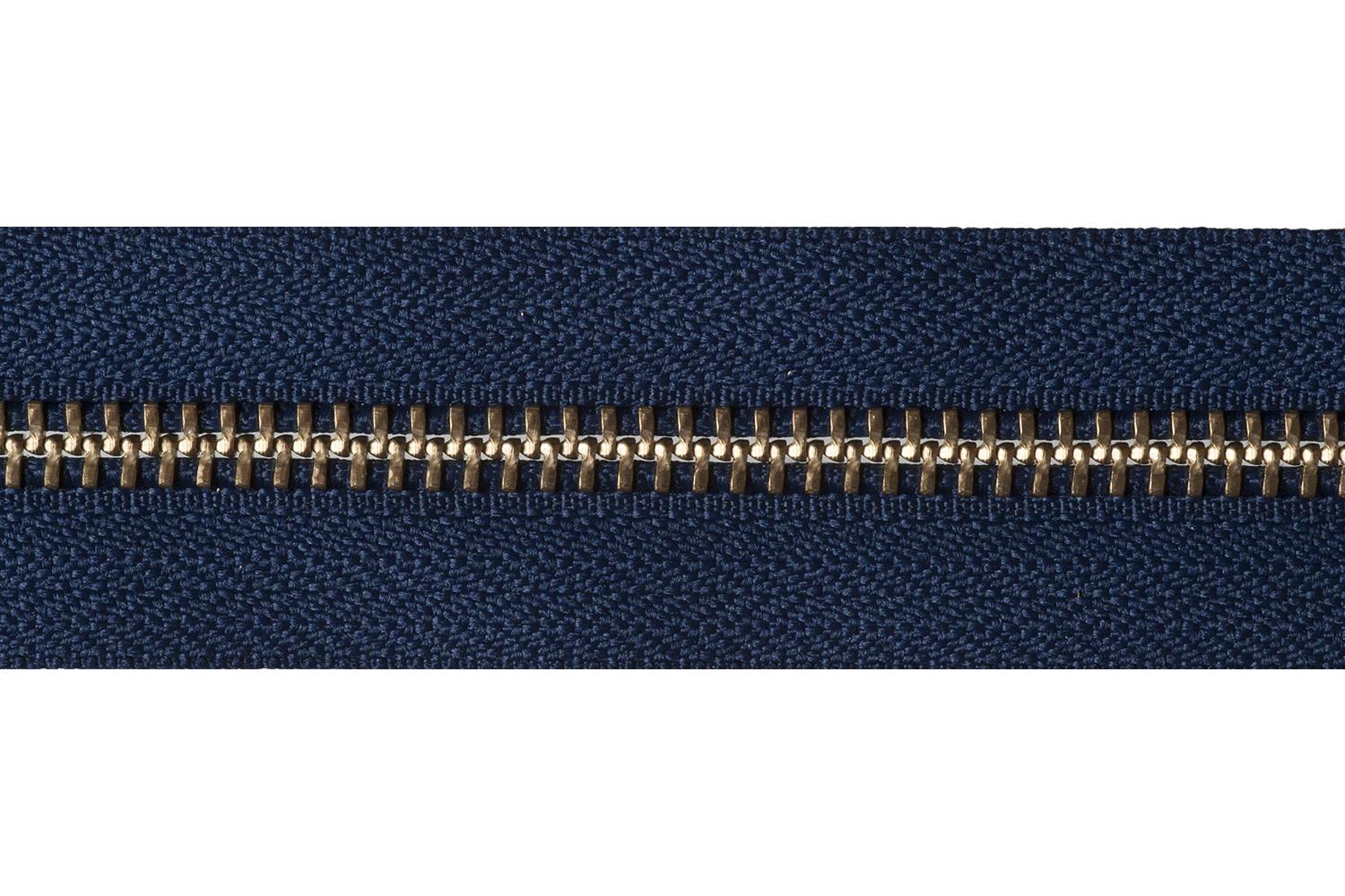 Ykk Gro-y2041\919 - Brass Oend Zip 41cm - Brass Metal Open E-2