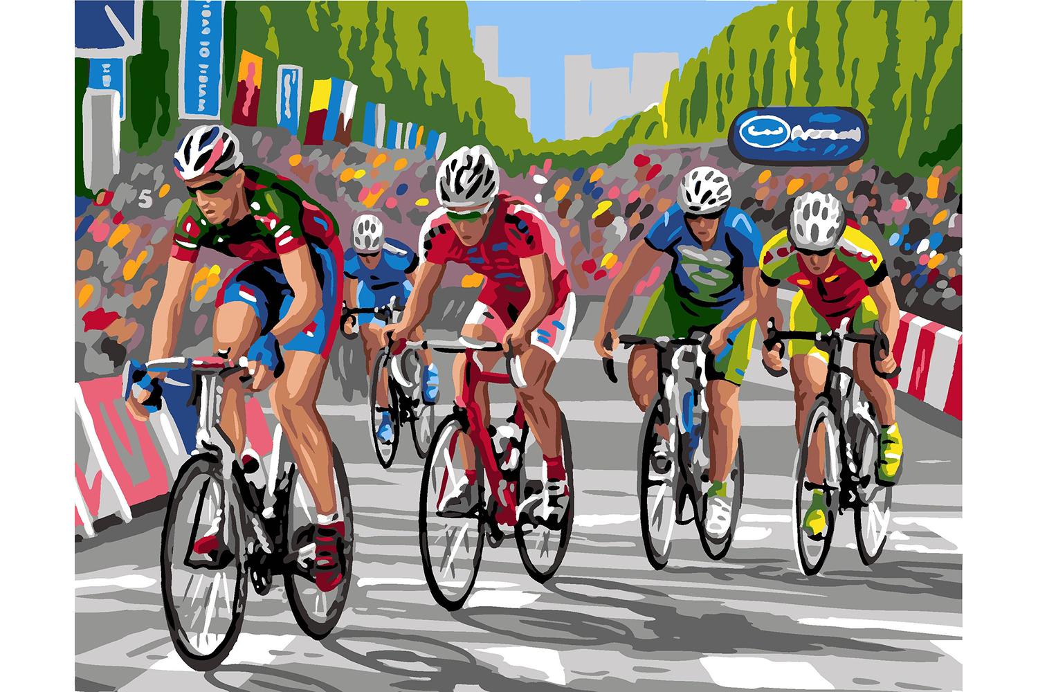 Anchor Gro-9880132\0214 - Bike Race - Canvas Royal Paris Bik