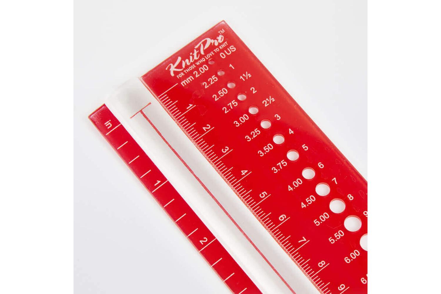 Knitpro Gro-kp10701 - Ndl Sizer Rectangle - Needle Size Gaug-3