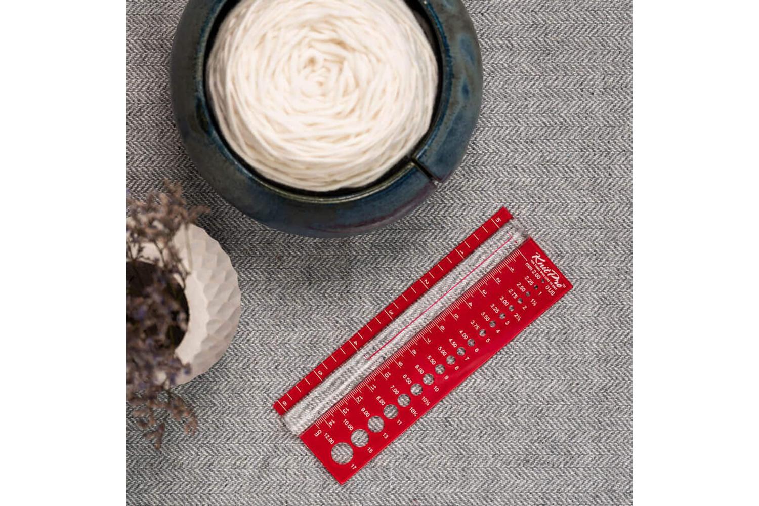 Knitpro Gro-kp10701 - Ndl Sizer Rectangle - Needle Size Gaug-4