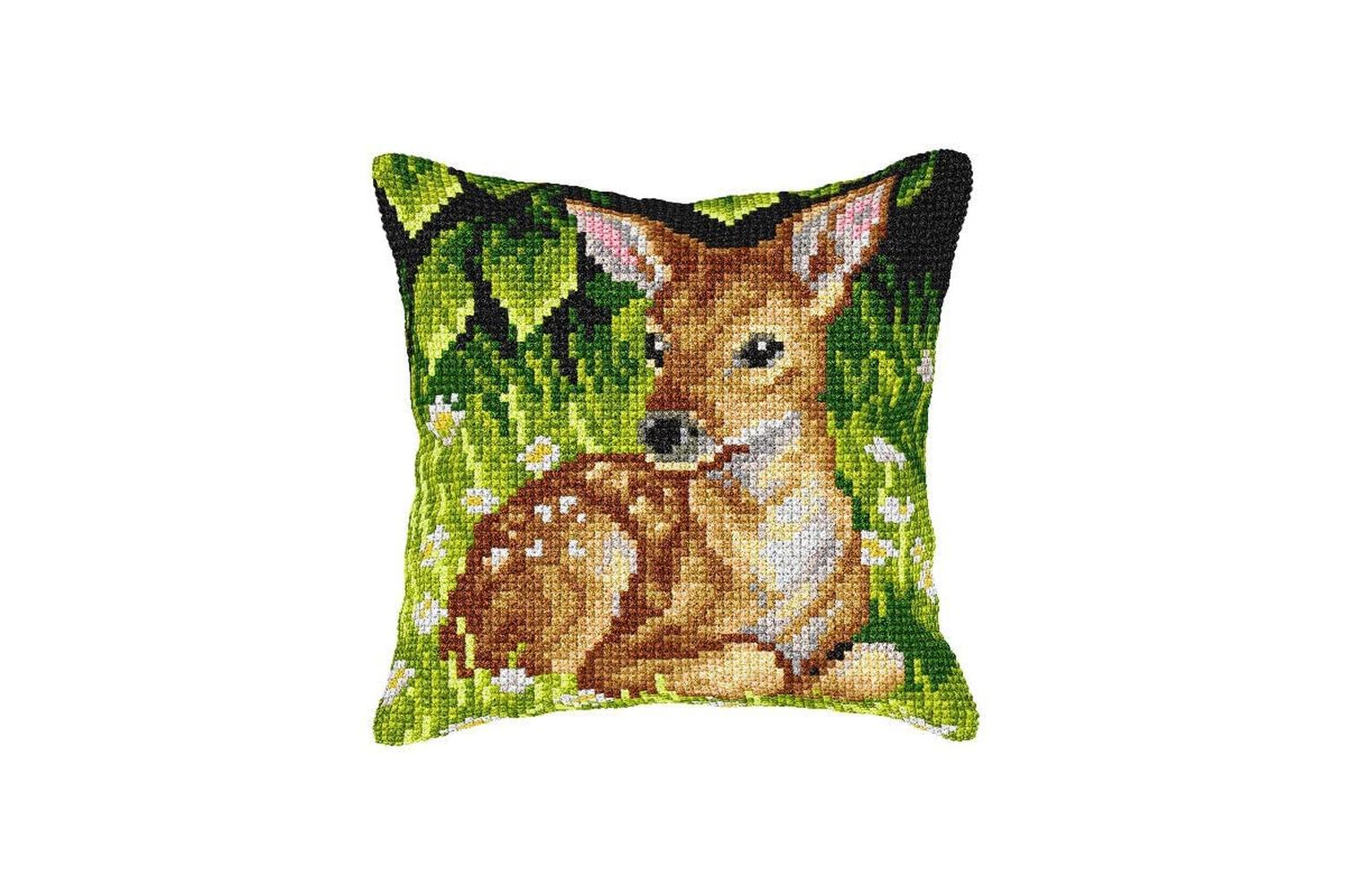 Orchidea Gro-orc.9566 - Cushion Roe Deer - Cross Stitch Kit-2