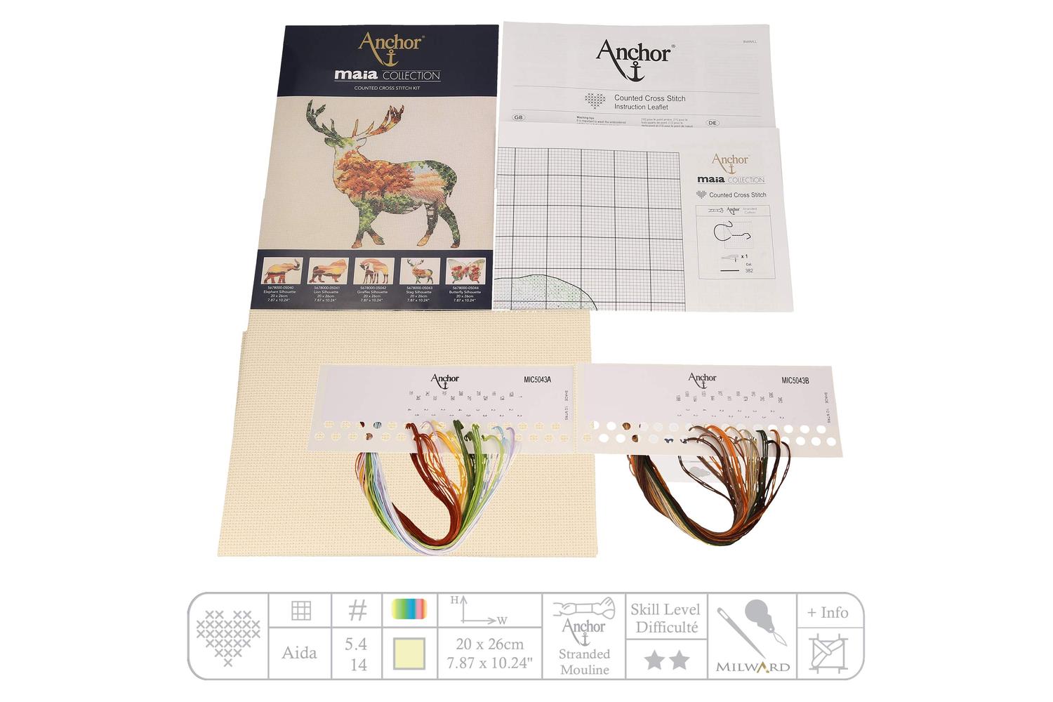 Anchor Gro-5678000\5043 - Counted Cross Stitch Kit Maia Coll-3