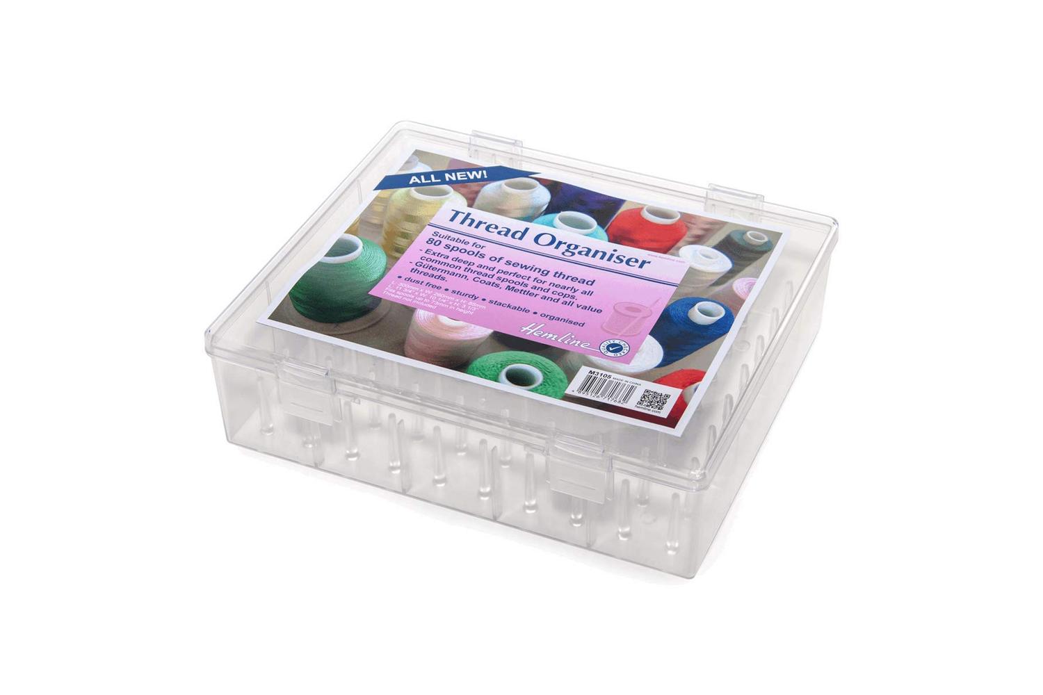 Hemline Gro-m3105 - Hl Emb Thread Box - Thread Organiser Cle-2