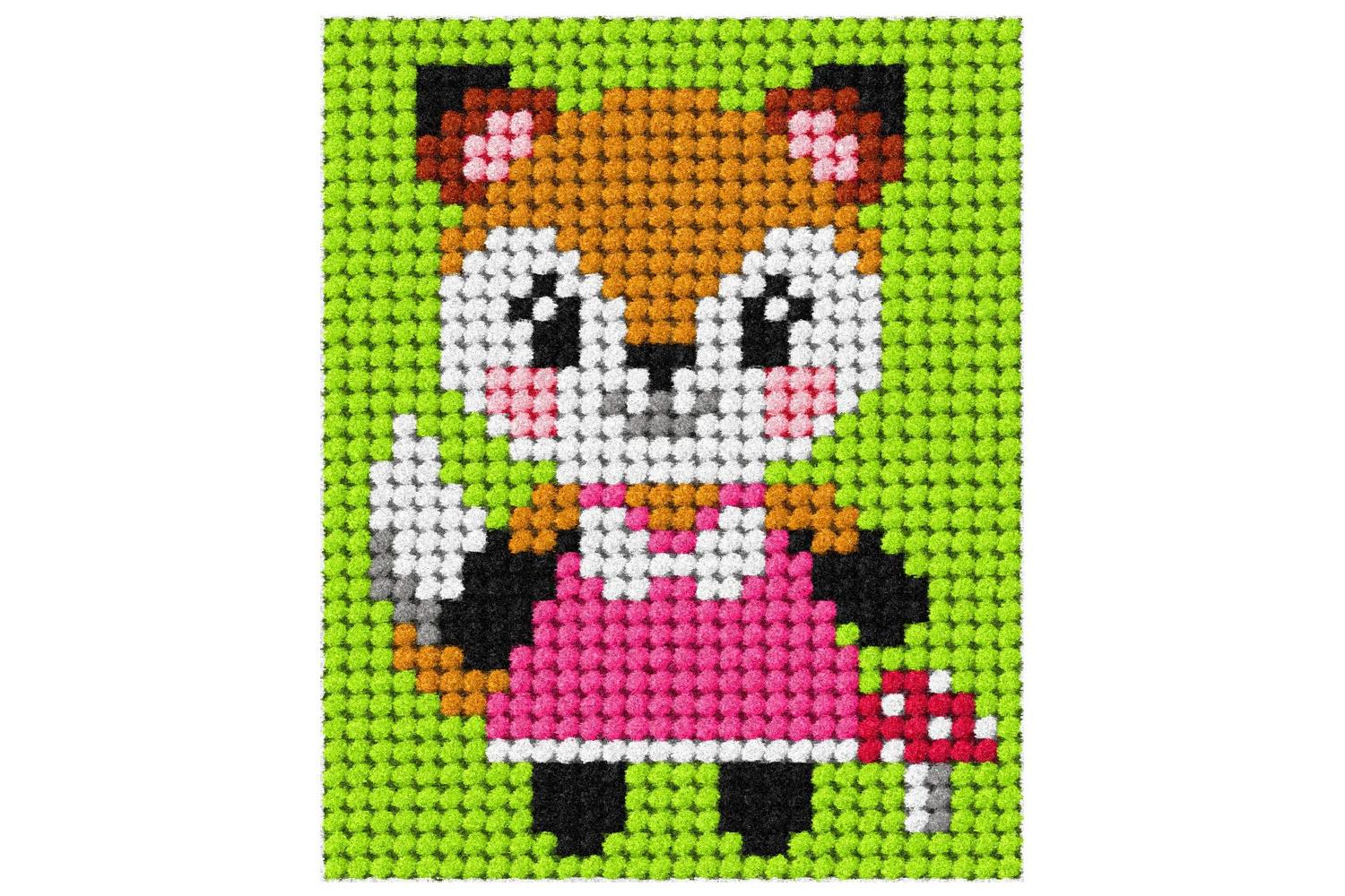 Orchidea Gro-orc.9744 - Emb 1st Fox - Needlepoint Kit My Fir