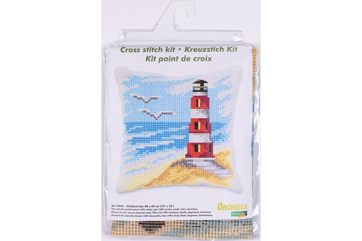Orchidea Gro-orc.99026 - Cushion Lighthouse - Cross Stitch K-3