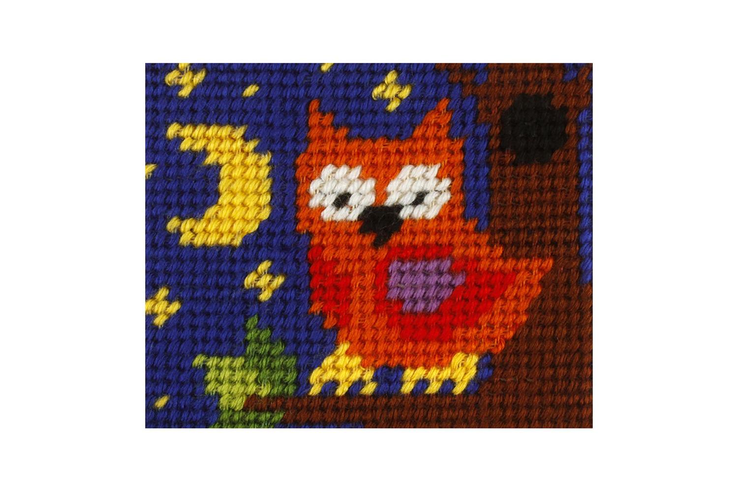Orchidea Gro-orc.9735 - Emb Kit Owl - Needlepoint Kit My Fir
