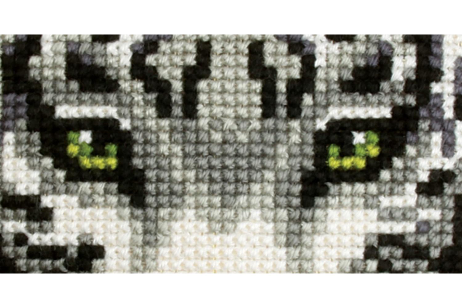 Orchidea Gro-orc.9531 - Cushion White Tiger - Cross Stitch K-2