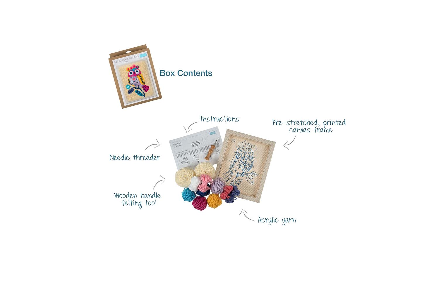Trimits Gro-gck116 - Pneedle Owl - Punch Needle Kit Owl - Tr-3