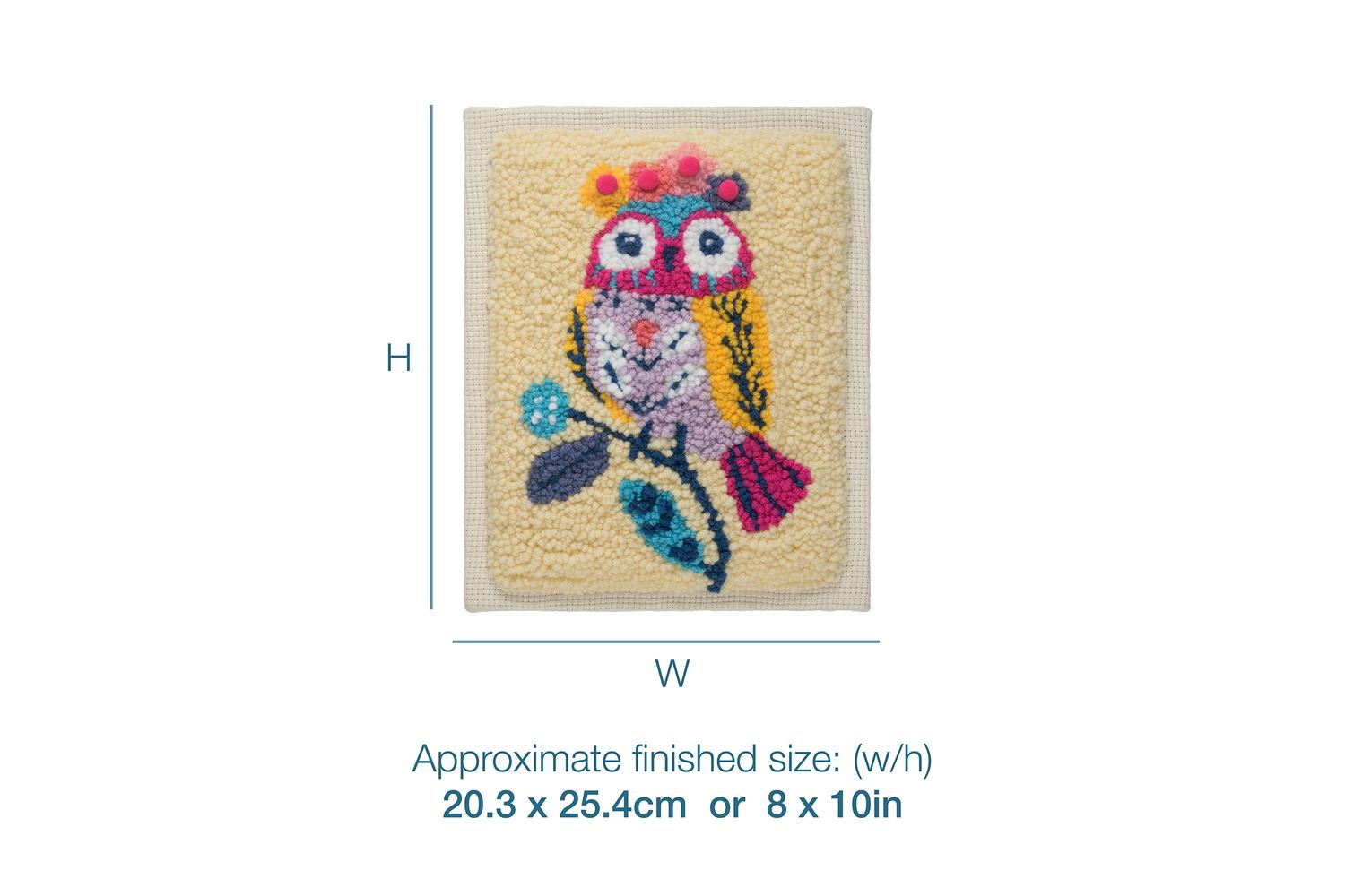 Trimits Gro-gck116 - Pneedle Owl - Punch Needle Kit Owl - Tr-4