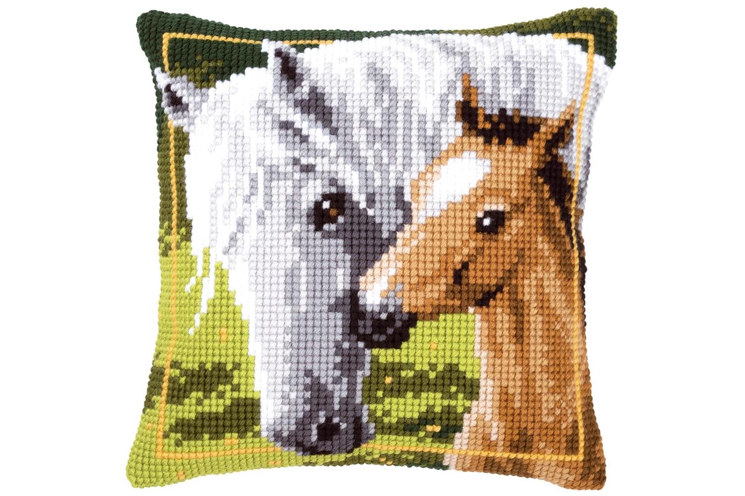 Vervaco Gro-pn-0144668 - Cushion Marefoal - Cross Stitch Kit-2