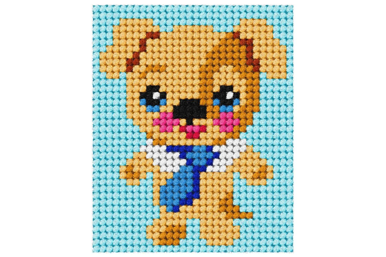 Orchidea Gro-orc.9746 - Emb 1st Puppy - Needlepoint Kit My F