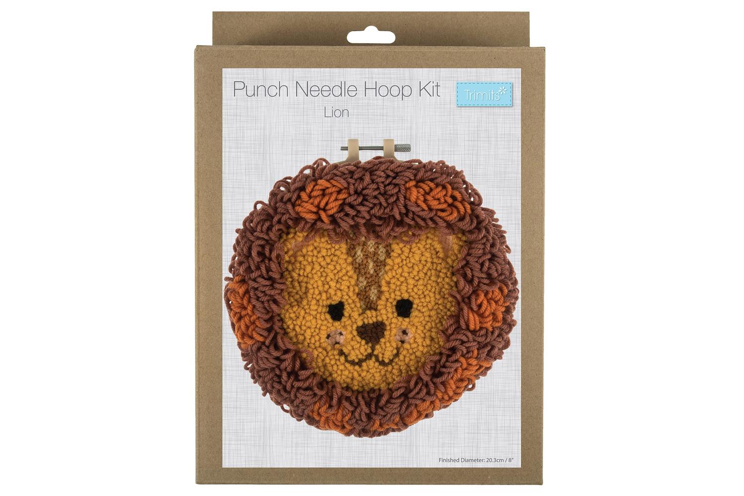 Trimits Gro-gck145 - Pneedle Lion - Punch Needle Kit Yarn An-2