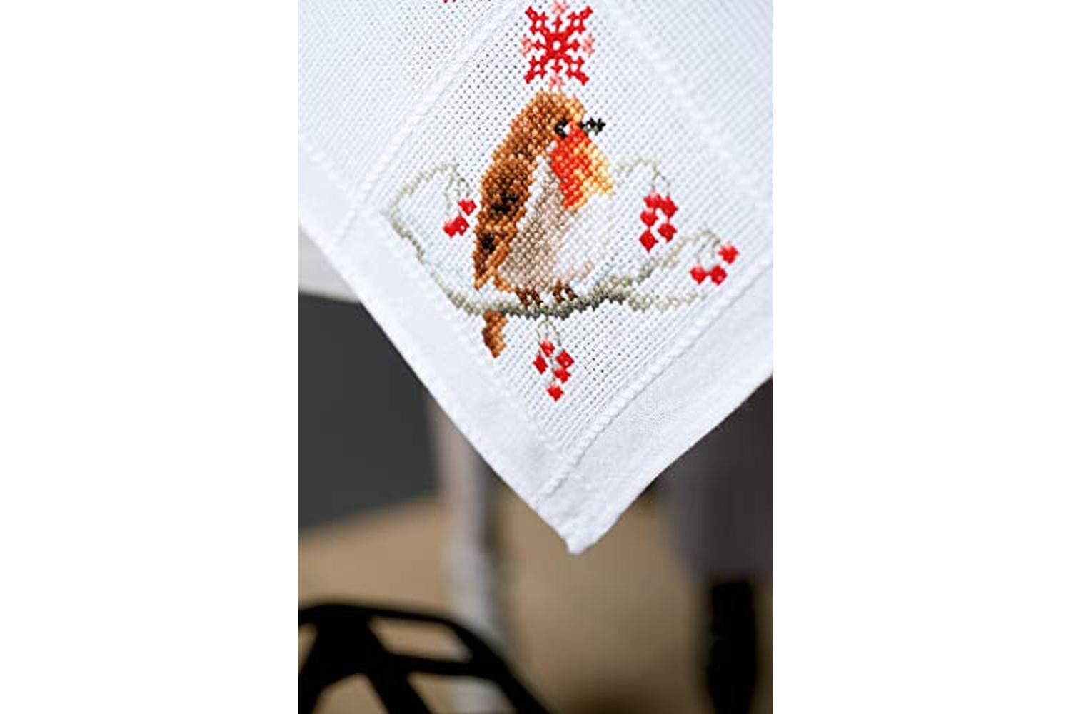 Vervaco Gro-pn-0157099 - Tcloth Robin - Counted Cross Stitch-3