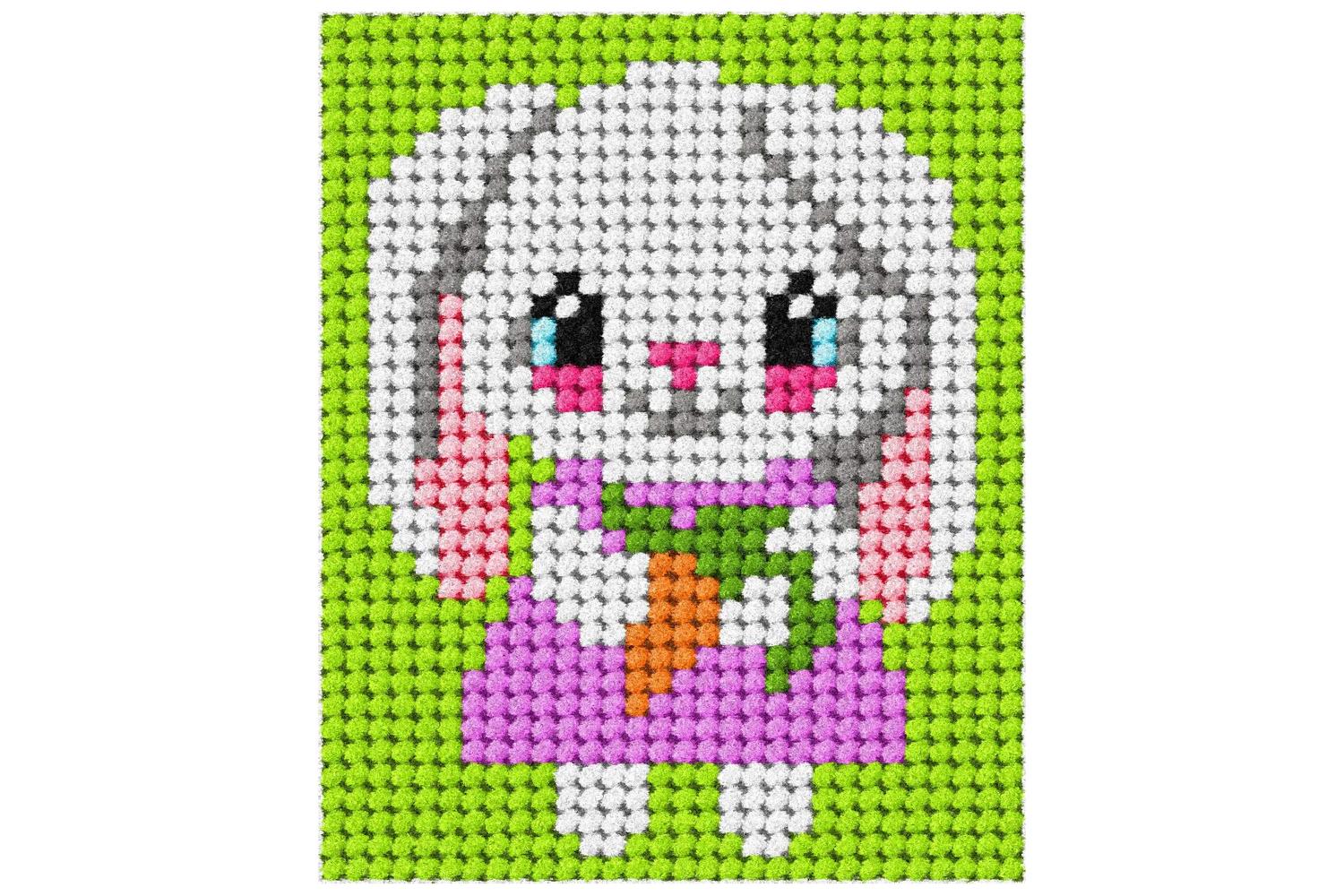 Orchidea Gro-orc.9750 - Emb 1st Rabbit - Needlepoint Kit My