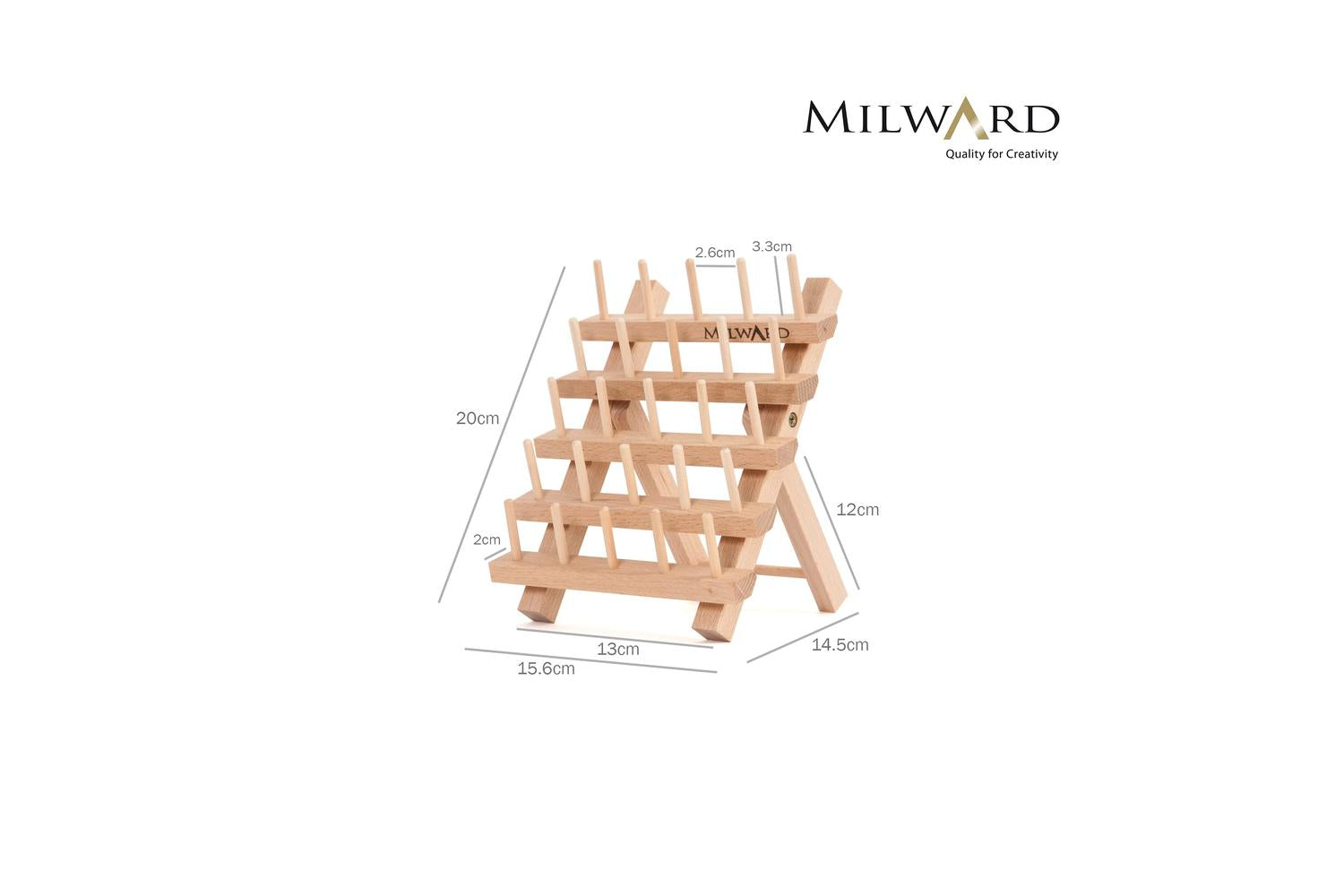 Milward Gro-2511423 - Spool Holder Beech - Spool Holder 25 S-4