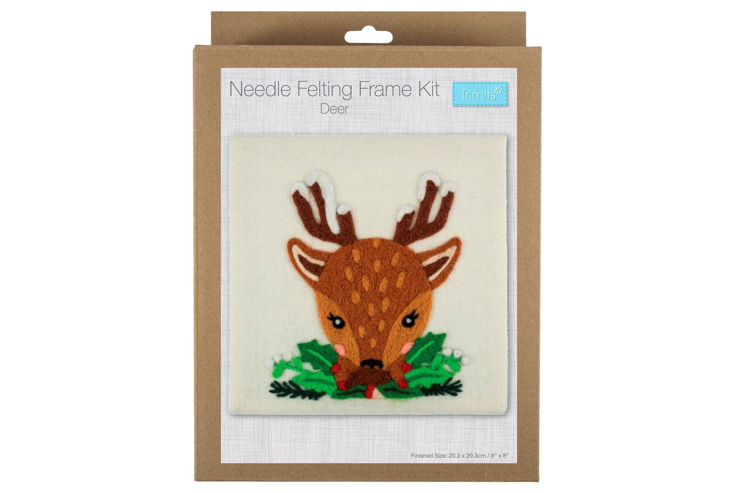 Trimits Gro-tck016 - Nfelting Deer - Needle Felting Kit With