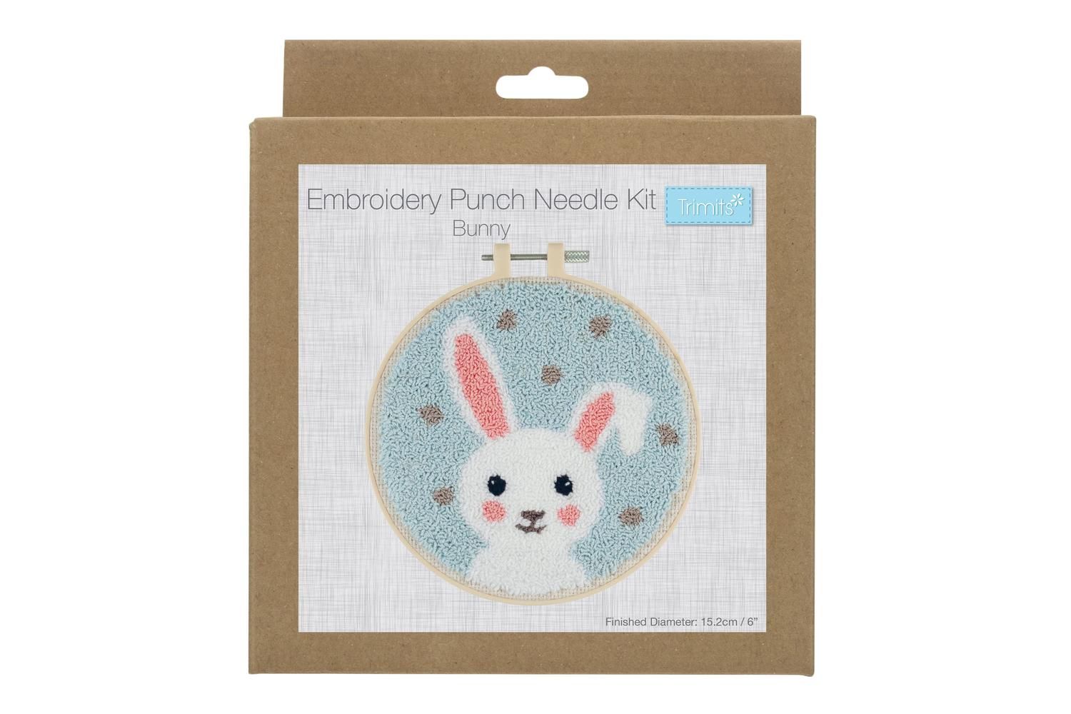 Trimits Gro-gck148 - Pneedle Bunny - Punch Needle Kit Floss-2