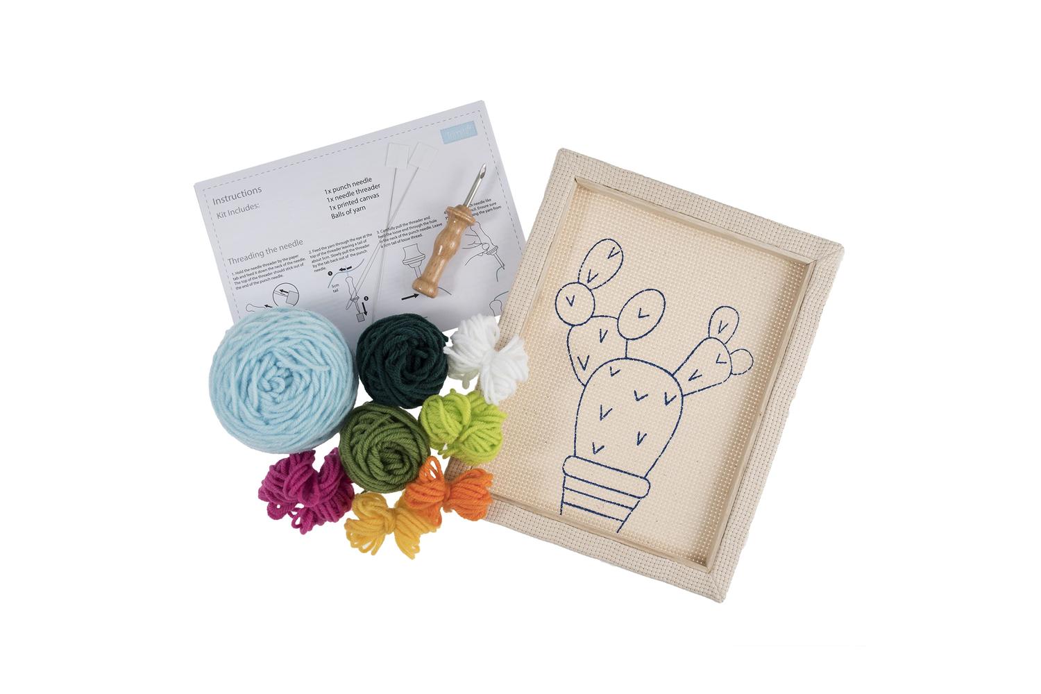 Trimits Gro-gck092 - Pneedle Cactus - Punch Needle Kit Cactu-2