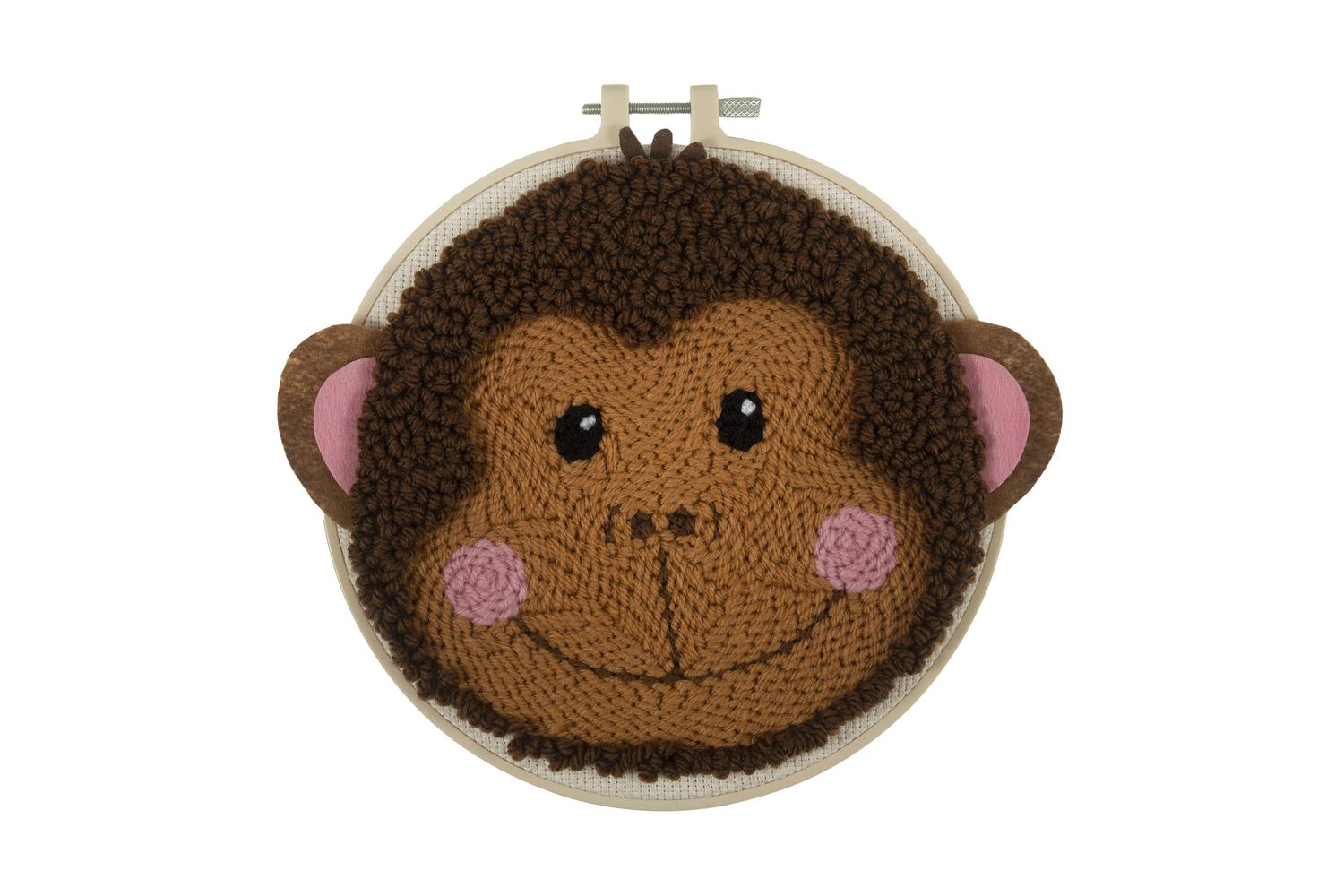 Trimits Gro-gck199 - Pneedle Monkey - Punch Needle Kit Yarn