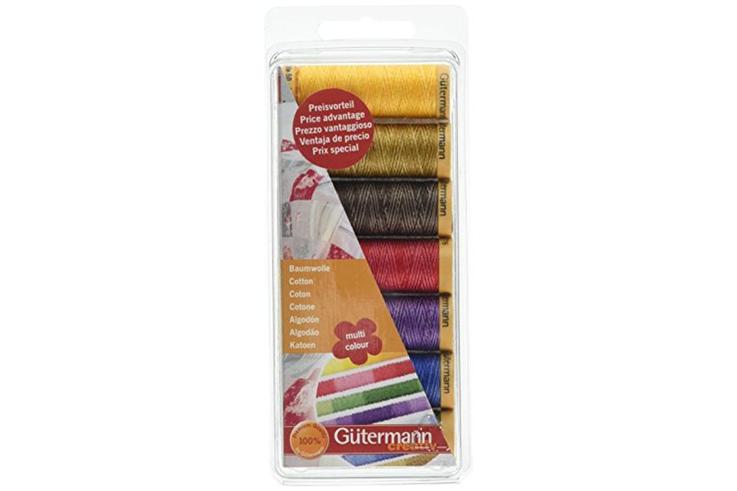 Gutermann Gro-731146\1 - Thread Set Cotton C No50 Multi-colo