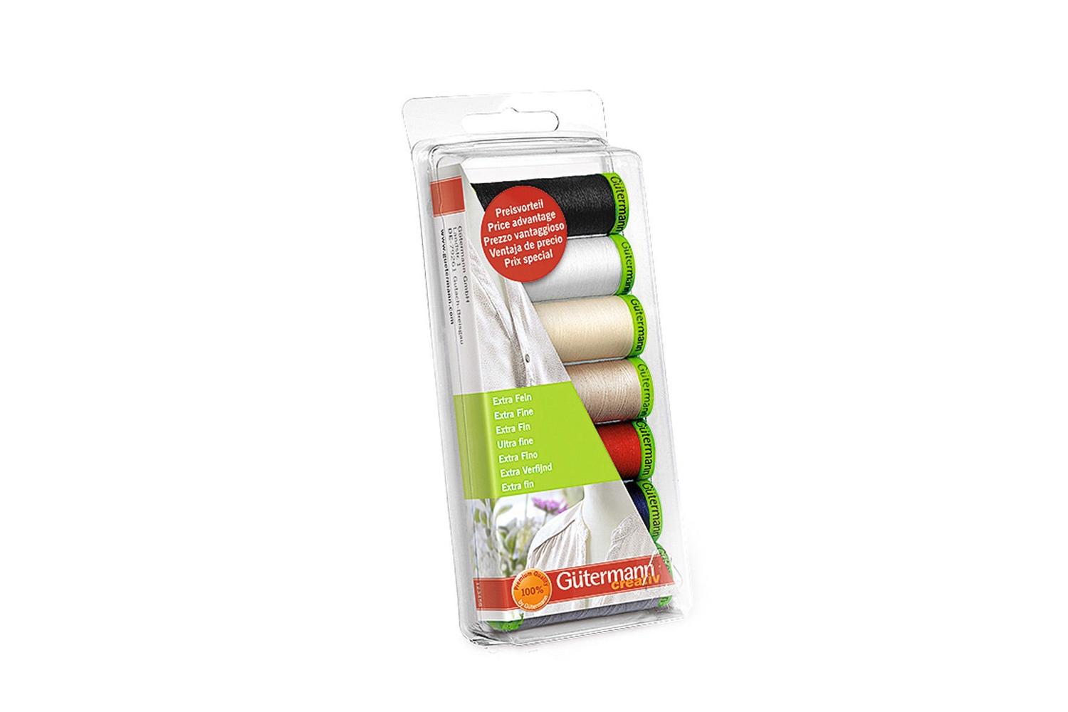 Gutermann Gro-731147\1 - Tset Efine 7x200m - Thread Set Extr