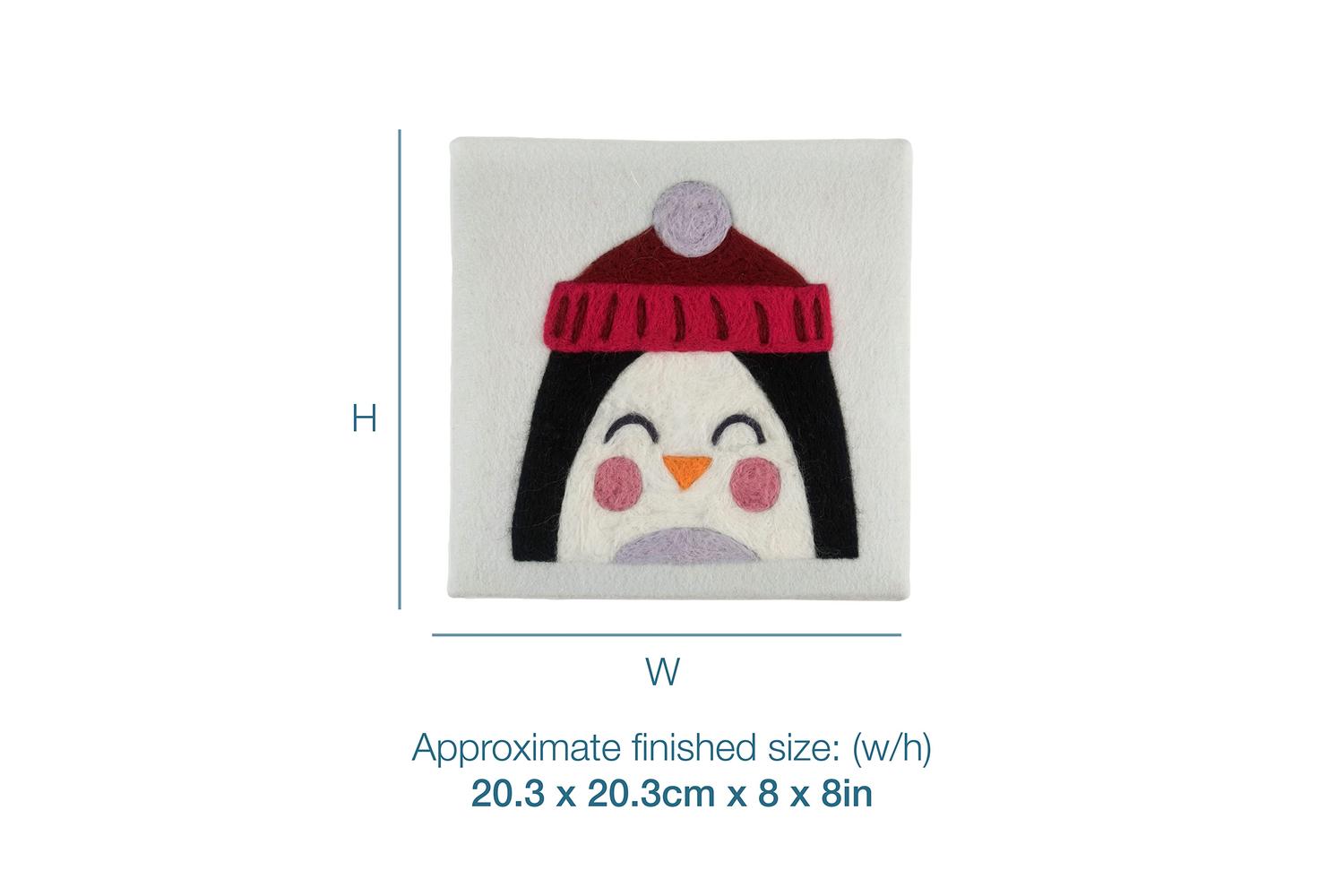 Trimits Gro-tck034 - Felt Kit Penguin - Needle Felting Kit W-3