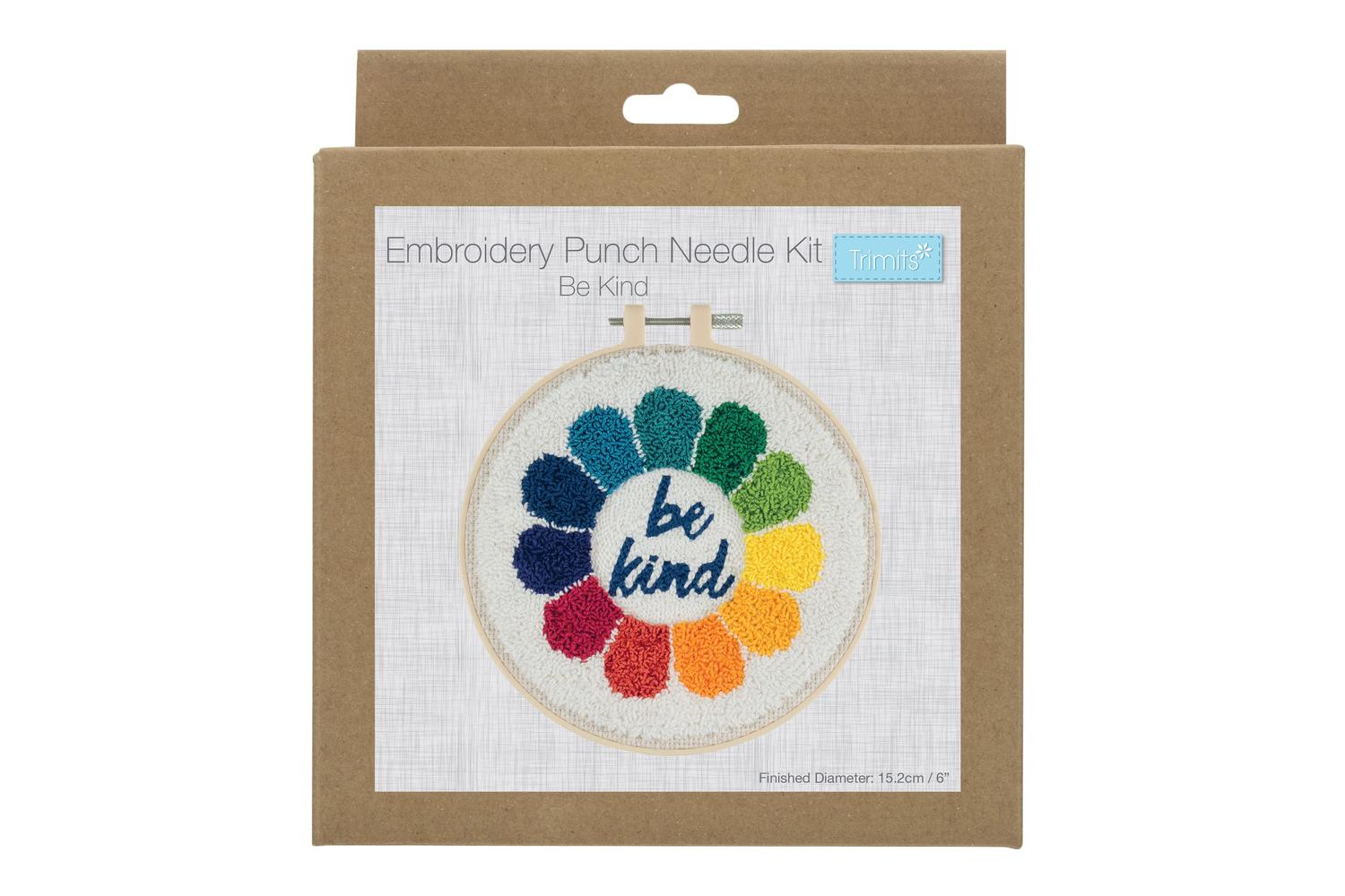 Trimits Gro-gck150 - Pneedle Be Kind - Punch Needle Kit Flos-2