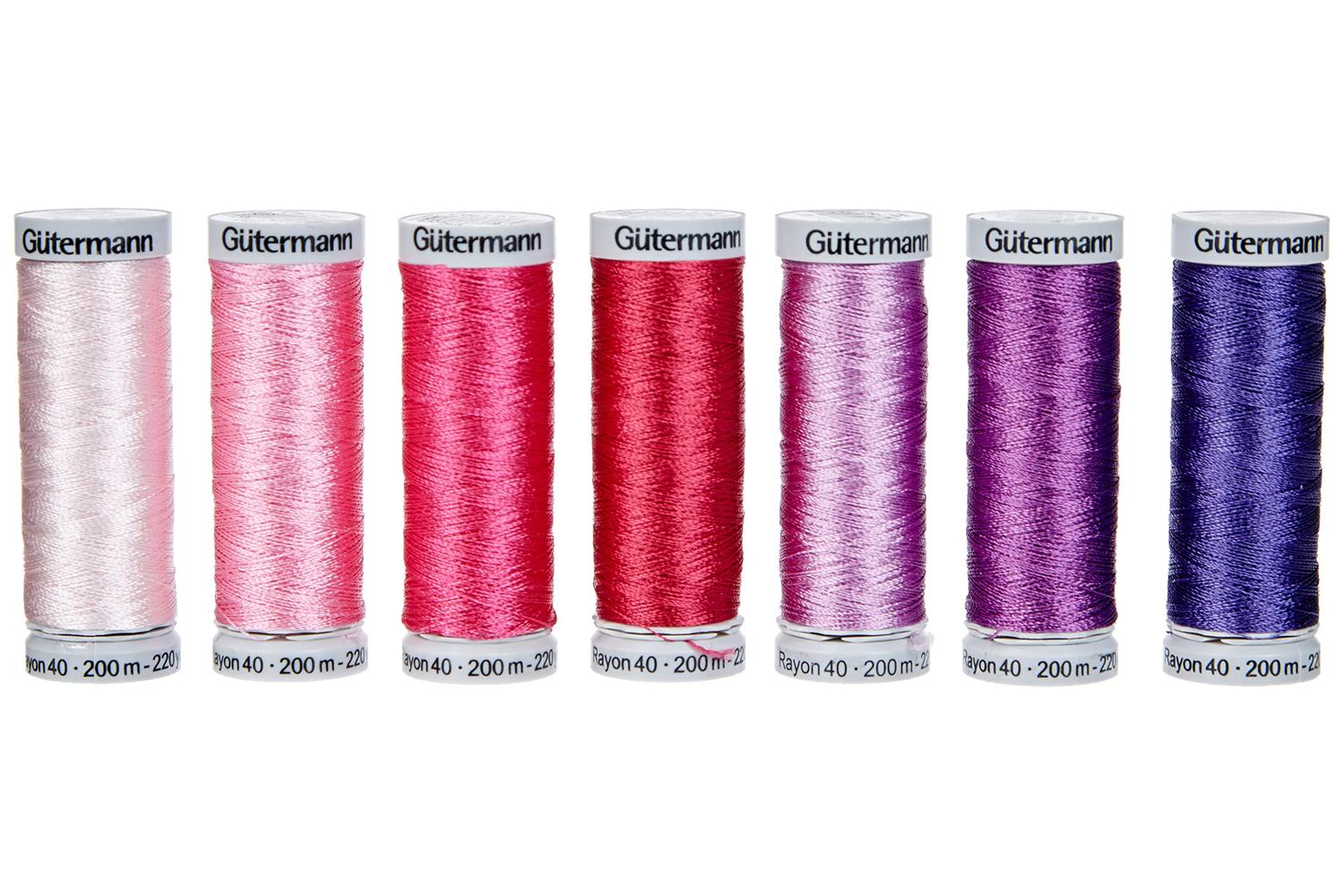 Gutermann Gro-731340\4 - Tset Rayon 40 7x200m - Thread Set R