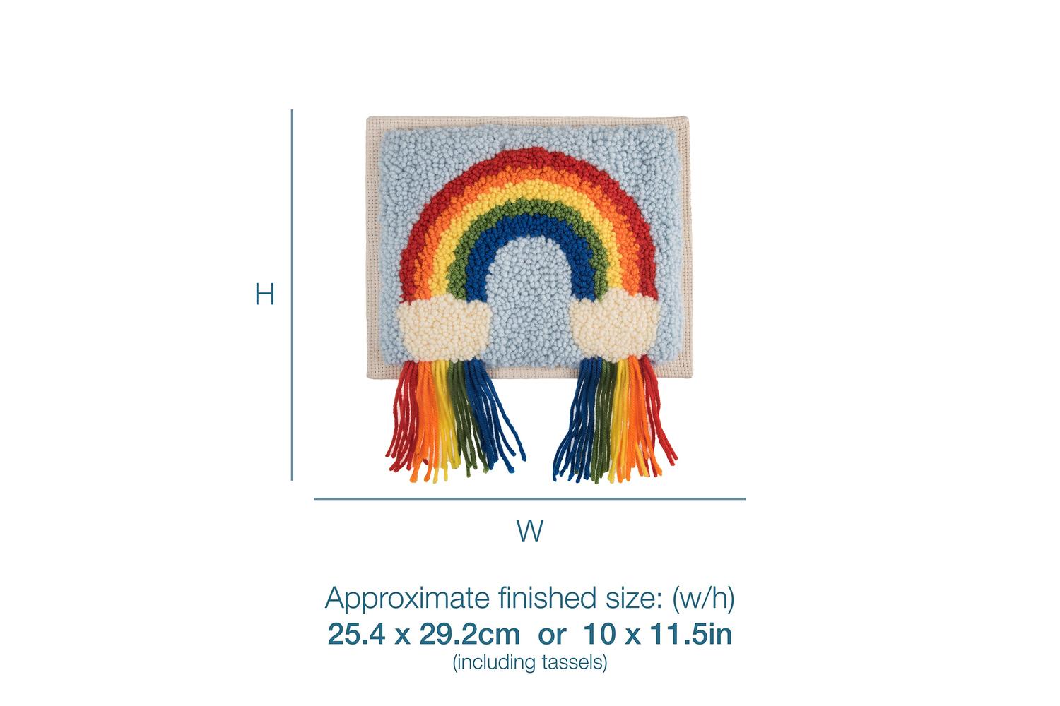 Trimits Gro-gck094 - Pneedle Rainbow - Punch Needle Kit Rain-4