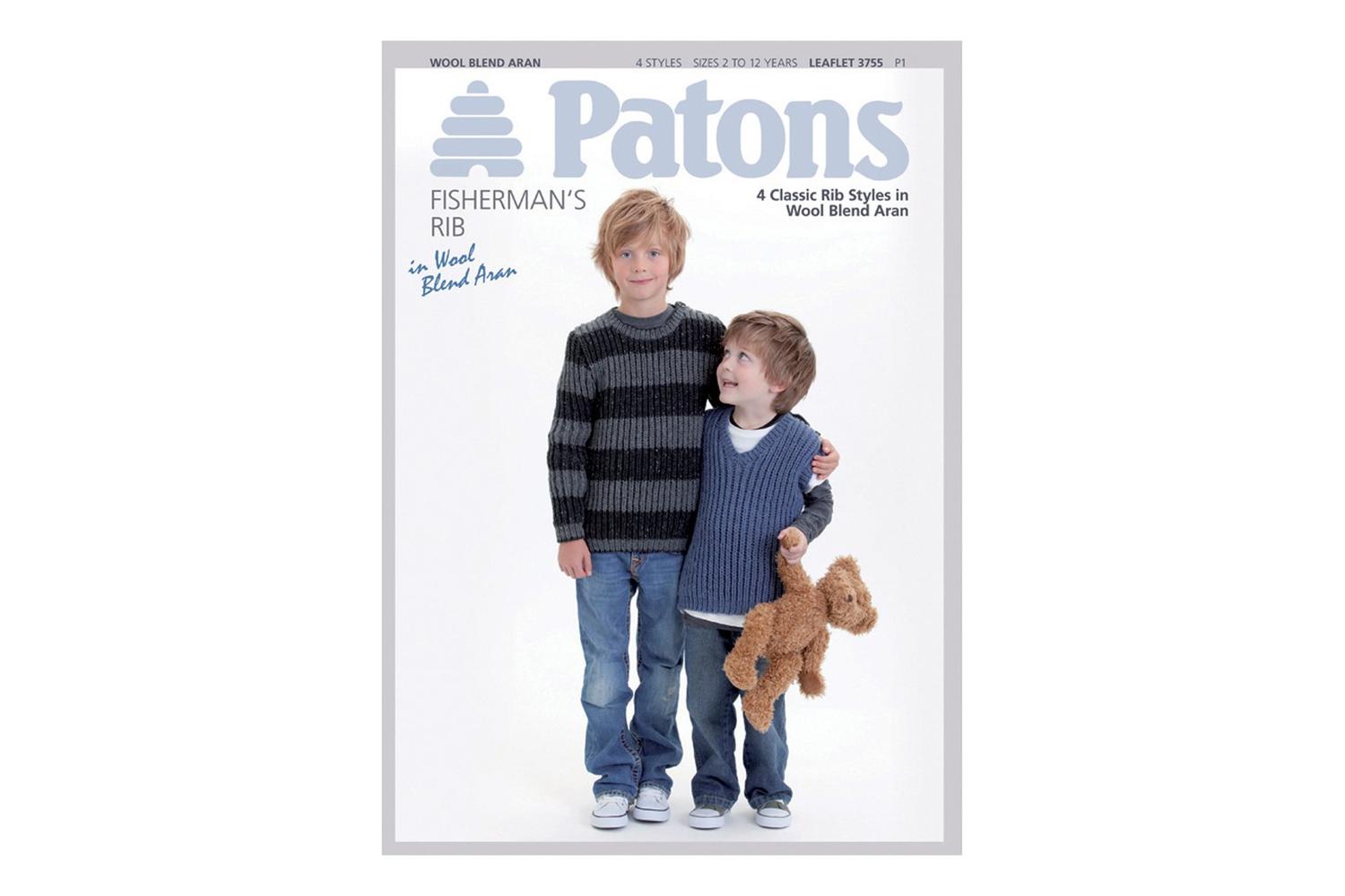 Patons Gro-pbn\3755 - Patons Knit Pat Lflt - Patons Pattern