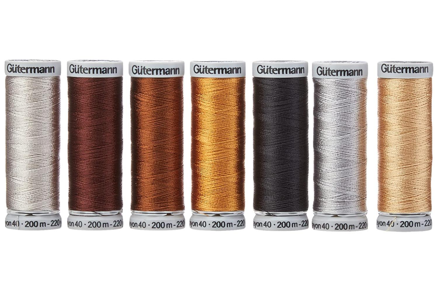 Gutermann Gro-731340\5 - Tset Rayon 40 7x200m - Thread Set R