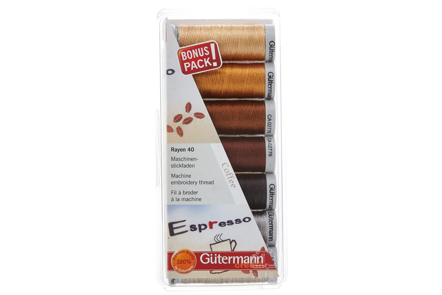 Gutermann Gro-731340\5 - Tset Rayon 40 7x200m - Thread Set R-2