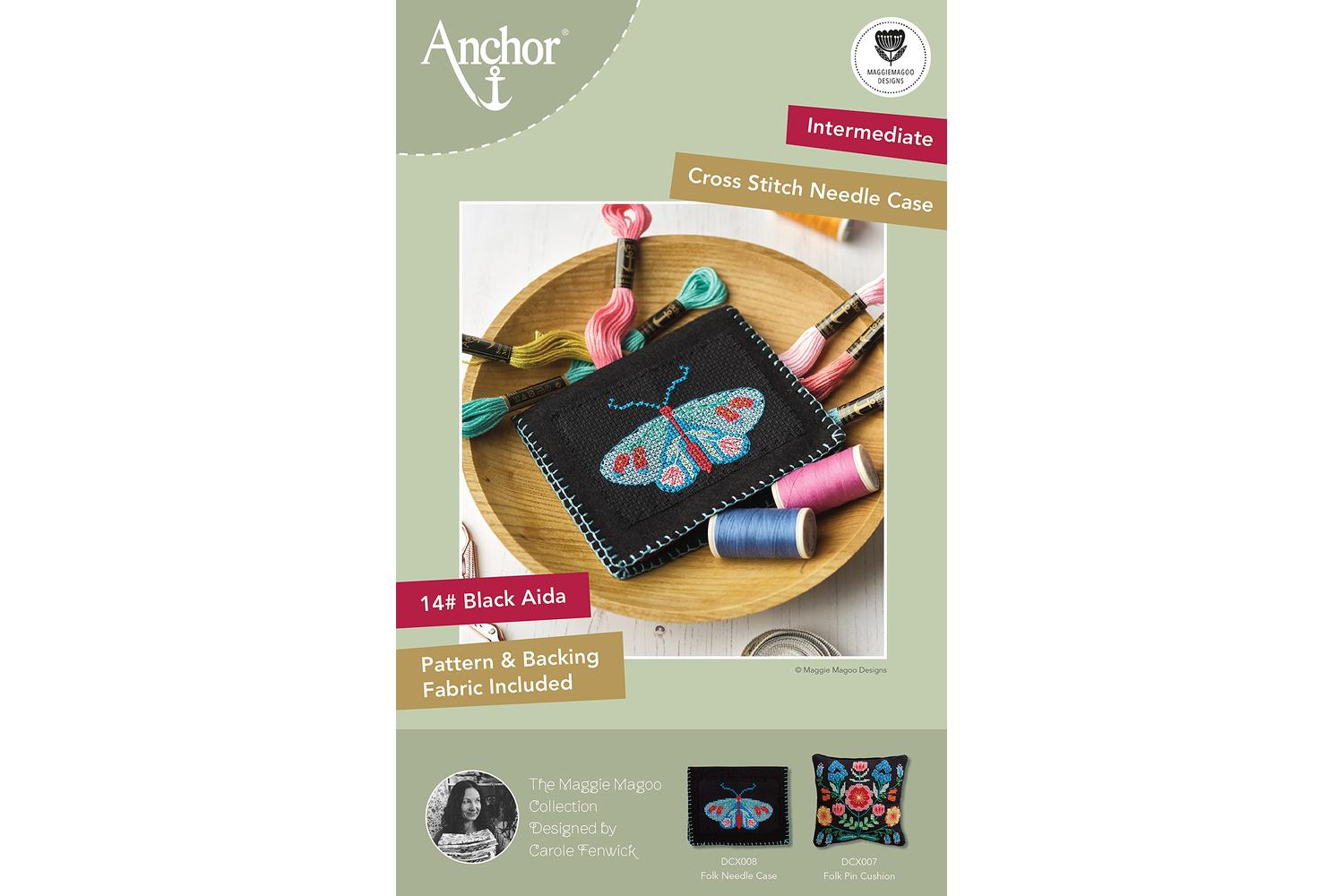 Anchor Gro-dcx008 - Folk Needlecase - Counted Cross Stitch K