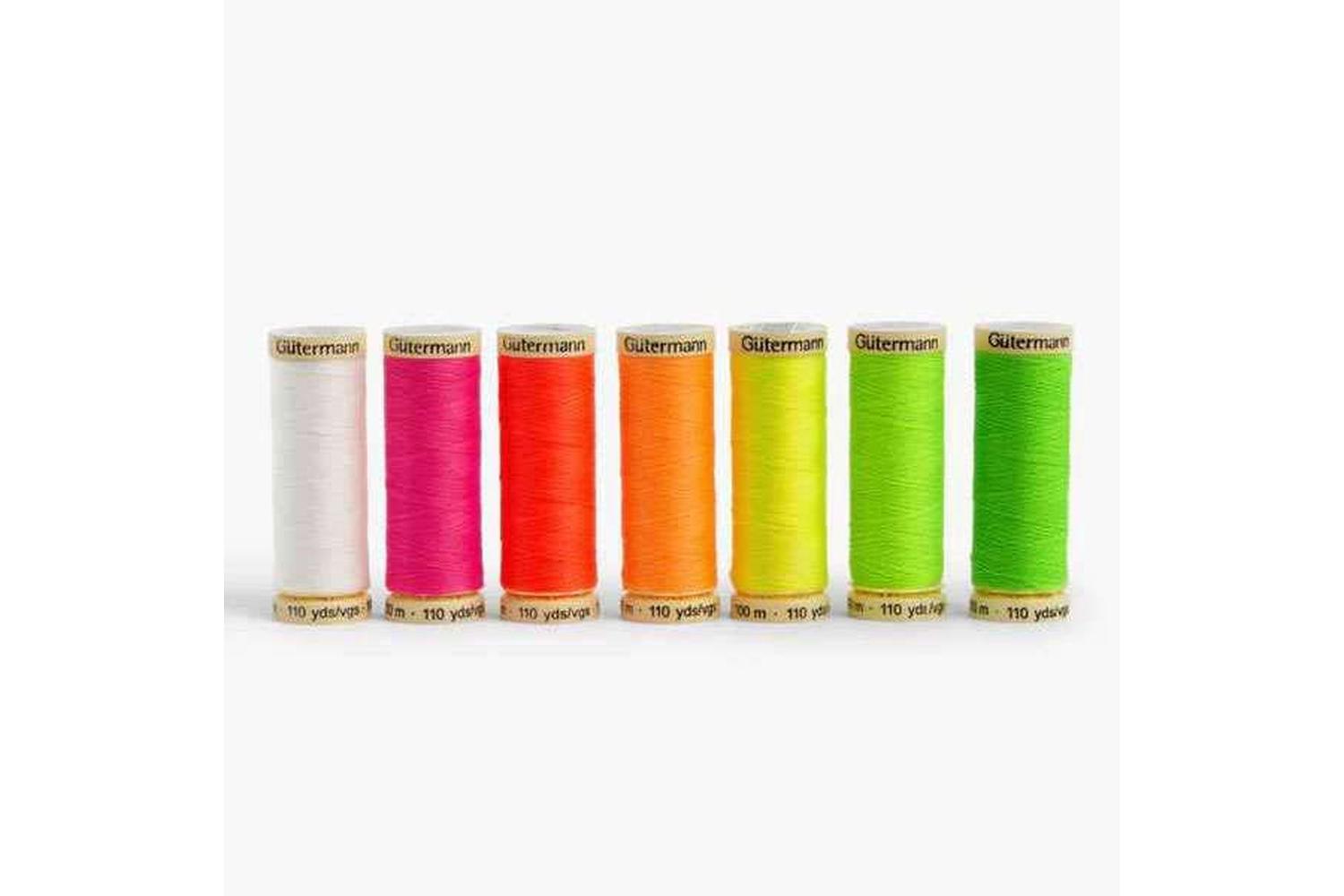Gutermann Gro-731148\1 - Tset Sa 7x100m Neon - Thread Set Se-2