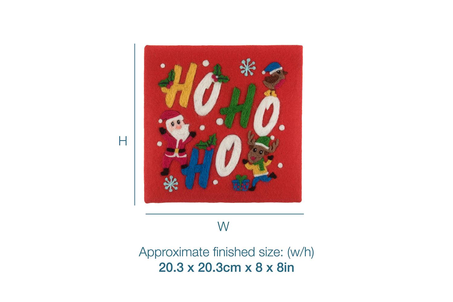 Trimits Gro-tck032 - Felt Kit Ho Ho Ho - Needle Felting Kit-4