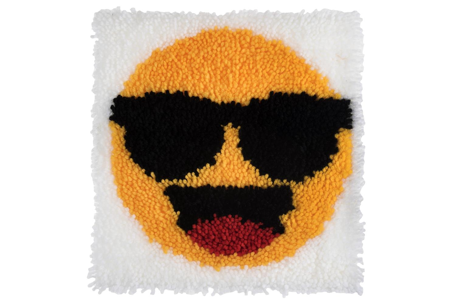 Trimits Gro-gck097 - Lhook Happy Face - Latch Hook Kit Happy