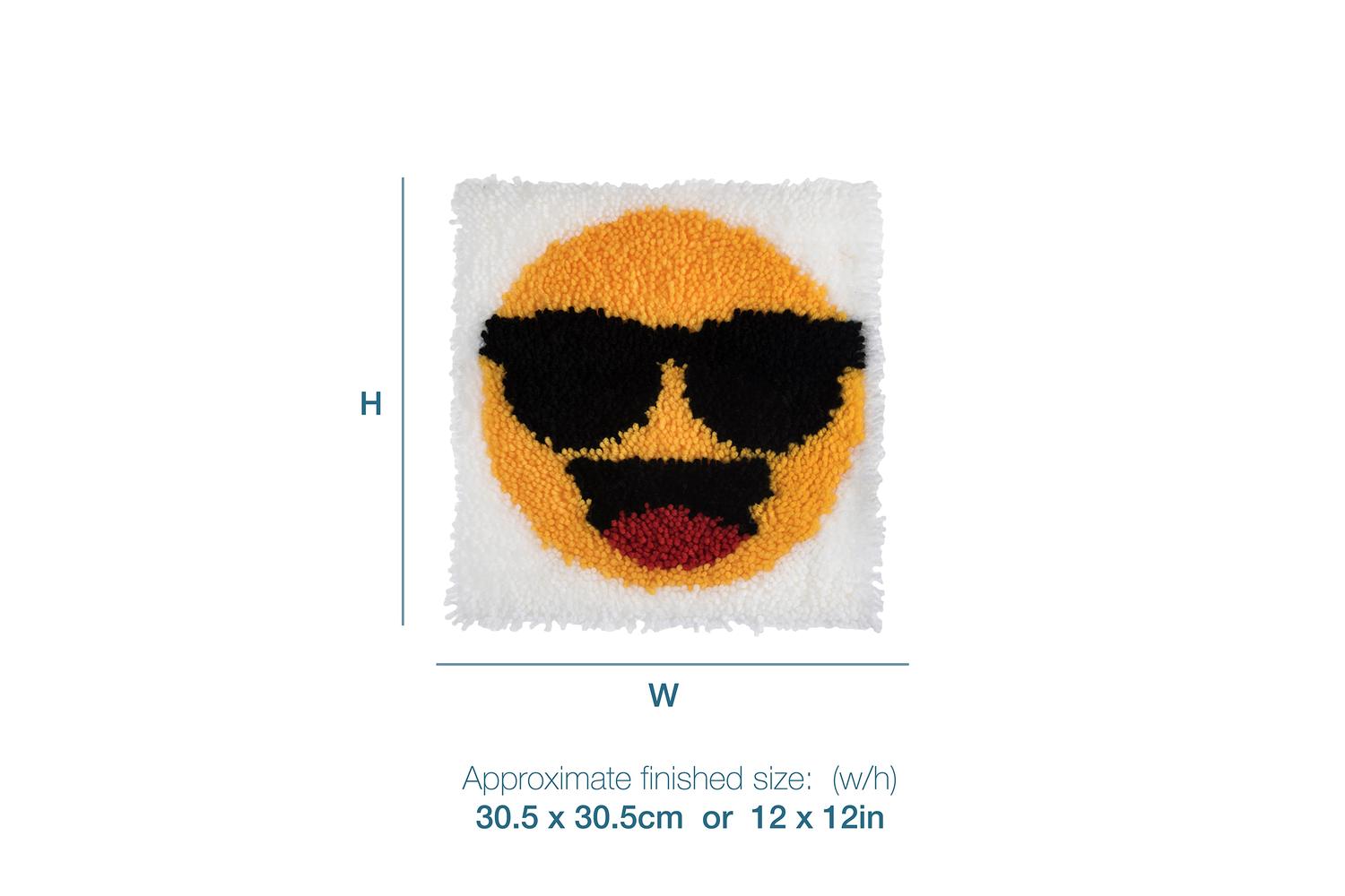 Trimits Gro-gck097 - Lhook Happy Face - Latch Hook Kit Happy-3
