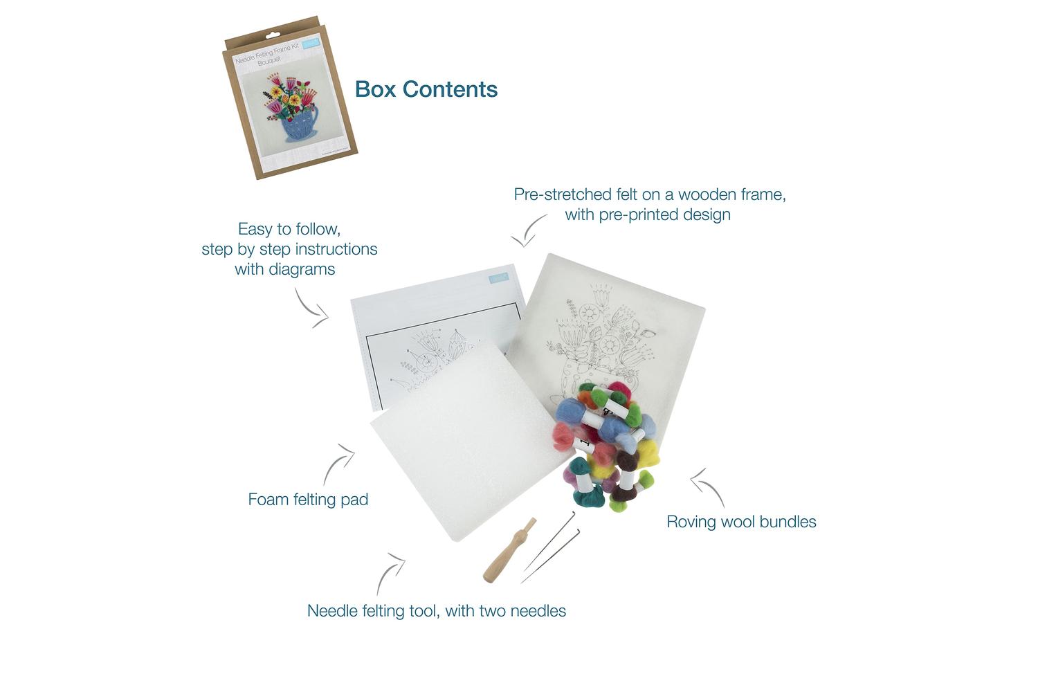 Trimits Gro-tck030 - Nfelting Bouquet - Needle Felting Kit W-3
