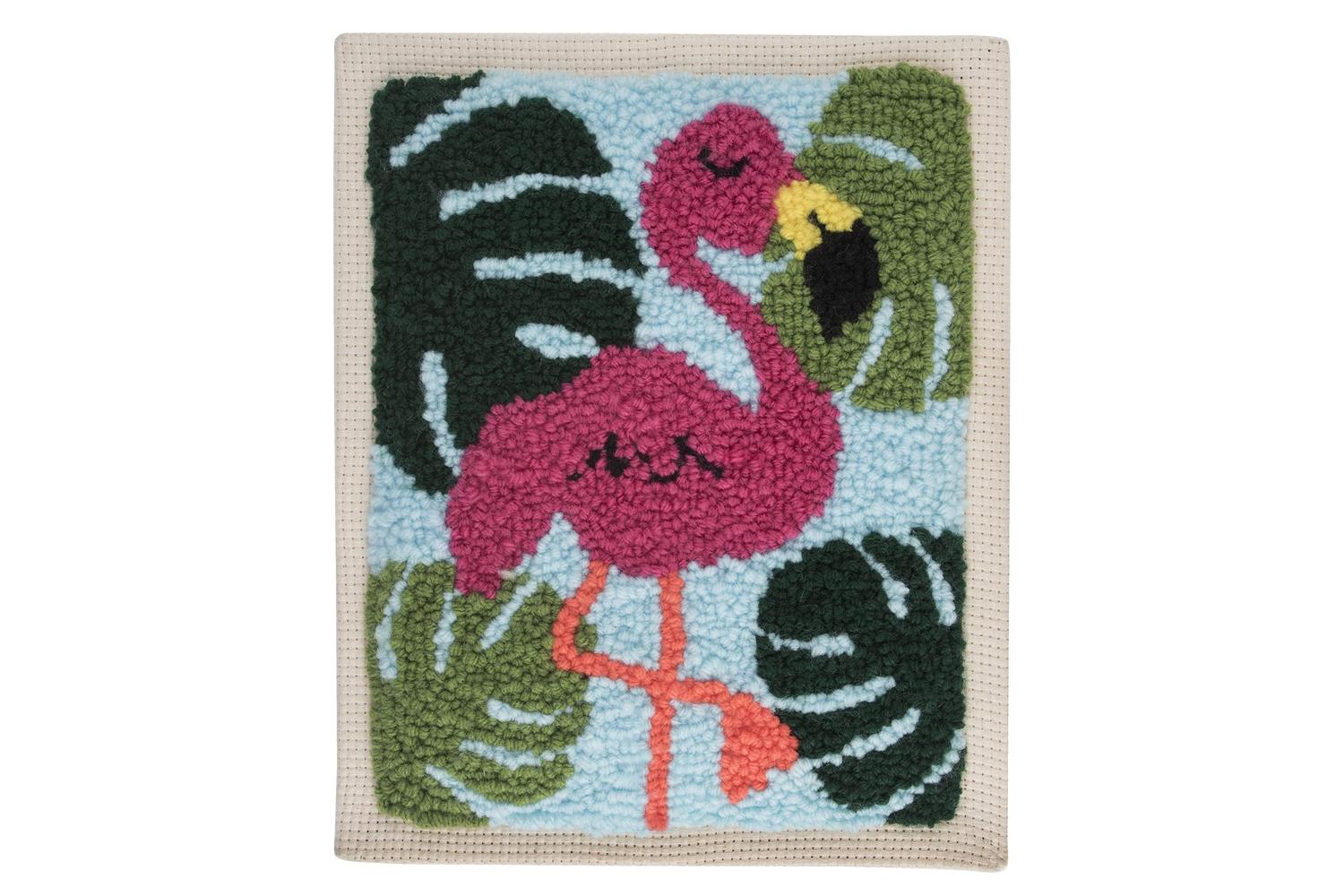 Trimits Gro-gck093 - Pneedle Flamingo - Punch Needle Kit Fla