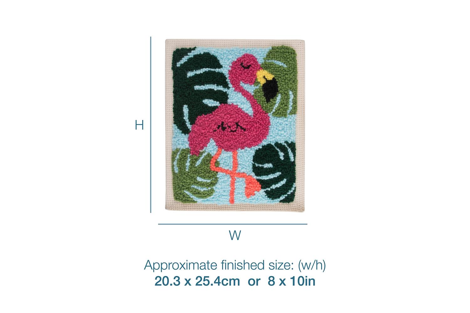 Trimits Gro-gck093 - Pneedle Flamingo - Punch Needle Kit Fla-4