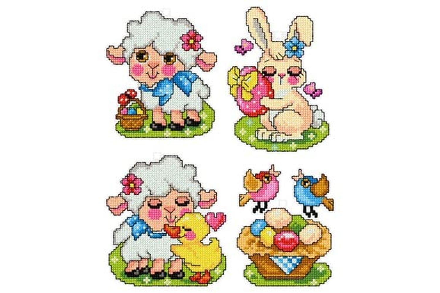 Orchidea Gro-orc.7659 - Easter Pets - Counted Cross Stitch K