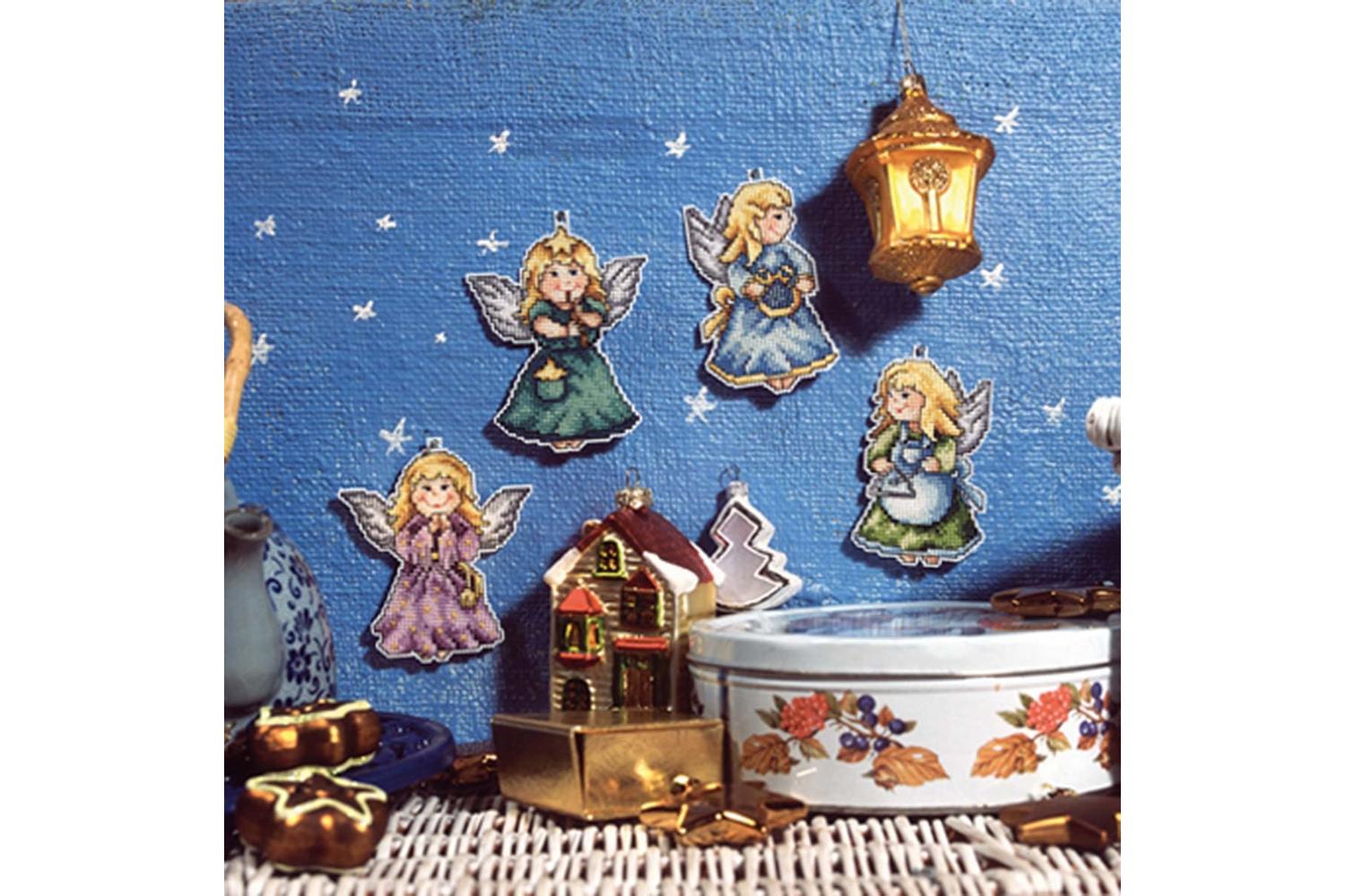 Orchidea Gro-orc.7610 - Four Angels - Counted Cross Stitch K