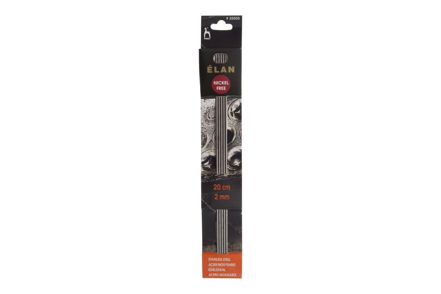 Pony Gro-p35505 - Ss Kp De 20cmx200 - Knitting Pins Double-e