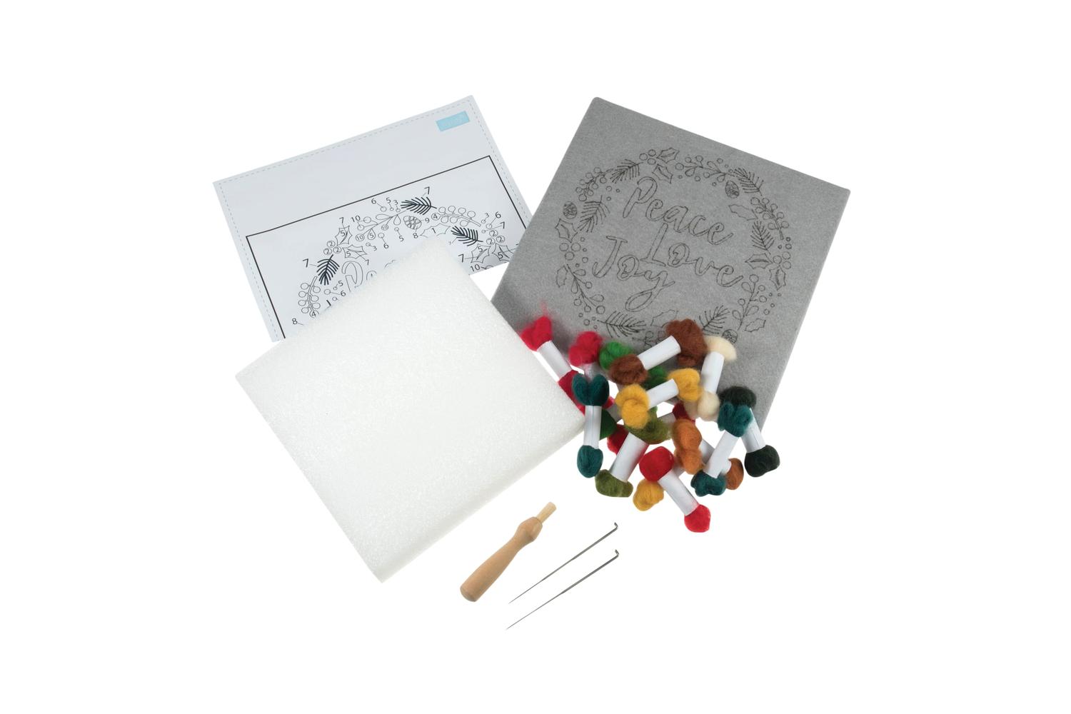 Trimits Gro-tck015 - Needle Felting Kit With Frame Christmas-2