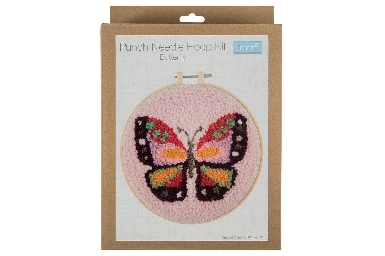 Trimits Gro-gck192 - Pneedle Butterfly - Punch Needle Kit Ya-2